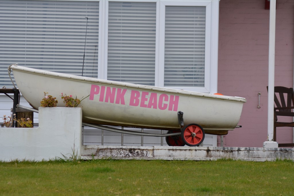 isle of wight pink beach