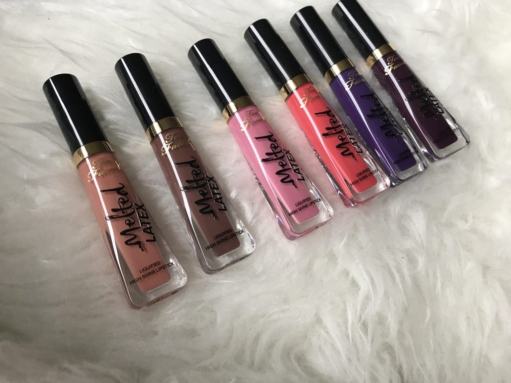 too faced melted latext liquified high shine lipstick review and swatches 1