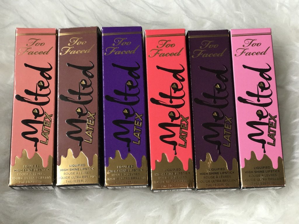 too faced melted latext liquified high shine lipstick review and swatches 1